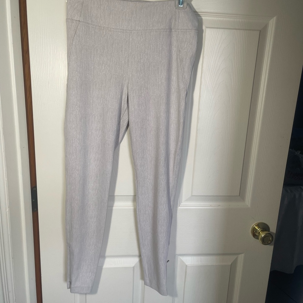 Athleta Cream High-Waist Leggings Stretch Fit - Picture 8 of 9